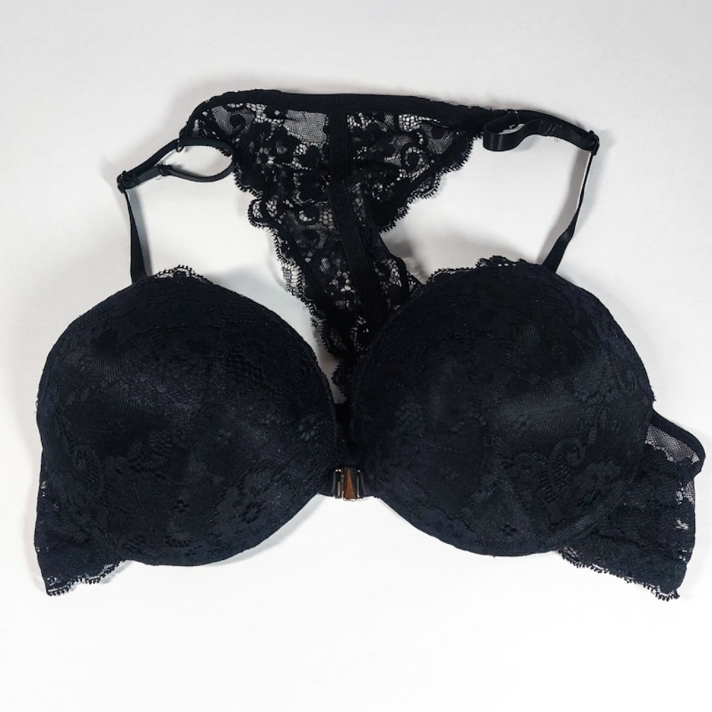 Rue21 Lace Push Up Front Closure Bra